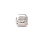 2.1Mm Smooth Rounded Square Sterling Silver Bead