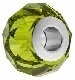Swarovski Becharmed Briolette Large Hole Bead- Olivine