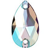 Swarovski 18 X 10.5Mm Sew On Pear Crystal Shimmer