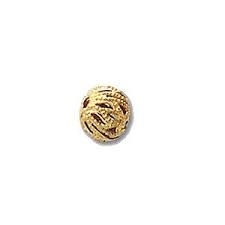 14Kt Gold Filled Round Filigree Bead - 5Mm - 1Mm Hole Size