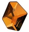 28 X 24Mm Flatback Cosmic Crystal Copper