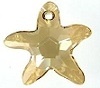 28Mm Starfish Pendant Golden Shadow