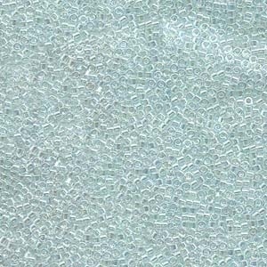 Db083 Lined Light Aqua Ab - Miyuki Delica Seed Beads - 11/0