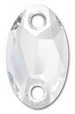 Swarovski 18 X 11Mm Sew On Owelet Crystal