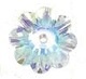 Swarovski 14Mm Marguerite Lochrose Bead/Sew On Crystal Ab