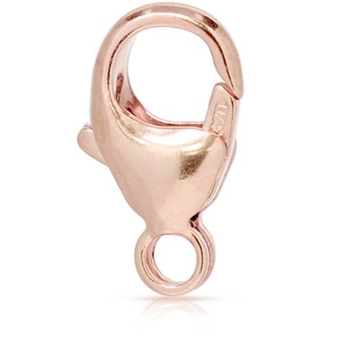 15Mm Electroplated Lobster Clasp-Rose Gold