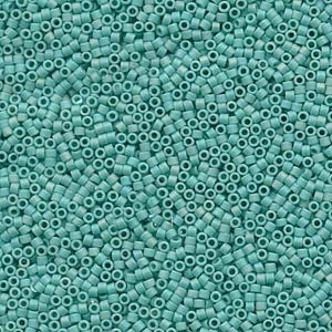 Db878 Matte Opaque Turquoise Ab - Miyuki Delica Seed Beads - 11/0