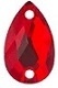 Swarovski 18 X 10.5Mm Sew On Pear Light Siam