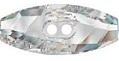 Swarovski 23Mm Dufflecoat Button- Crystal
