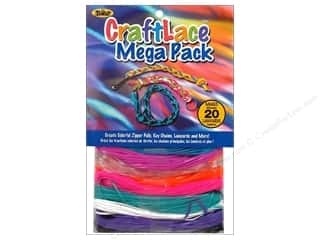 Mega Pack-14 Ten Yard Hanks-Neon - Lanyard Making Kit