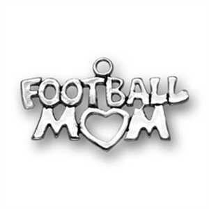 Sterling Silver Football Mom Charm - A Symbol of Pride for Football Moms
