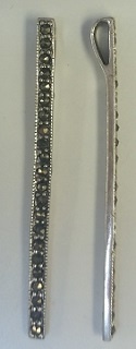 Marcasite Stick Pendant - 2"