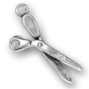Premium Sterling Silver Charm Scissors