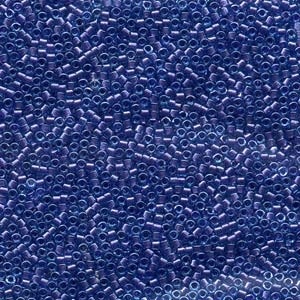 Db284 Lined Aqua Amethyst - Miyuki Delica Seed Beads - 11/0