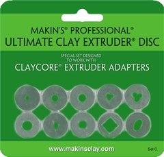 Makins Ultimate Clay Extruder Disc Set C - Unlock Your Creative Potential