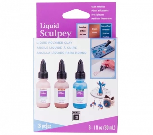 Liquid Sculpey Multi-Pack – Glam Metallics