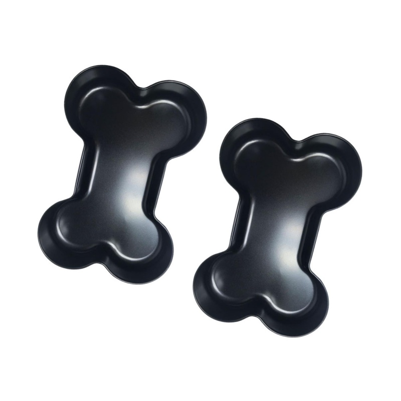 Midlee Nonstick Bone Shape Pan (2 Pack Cake)