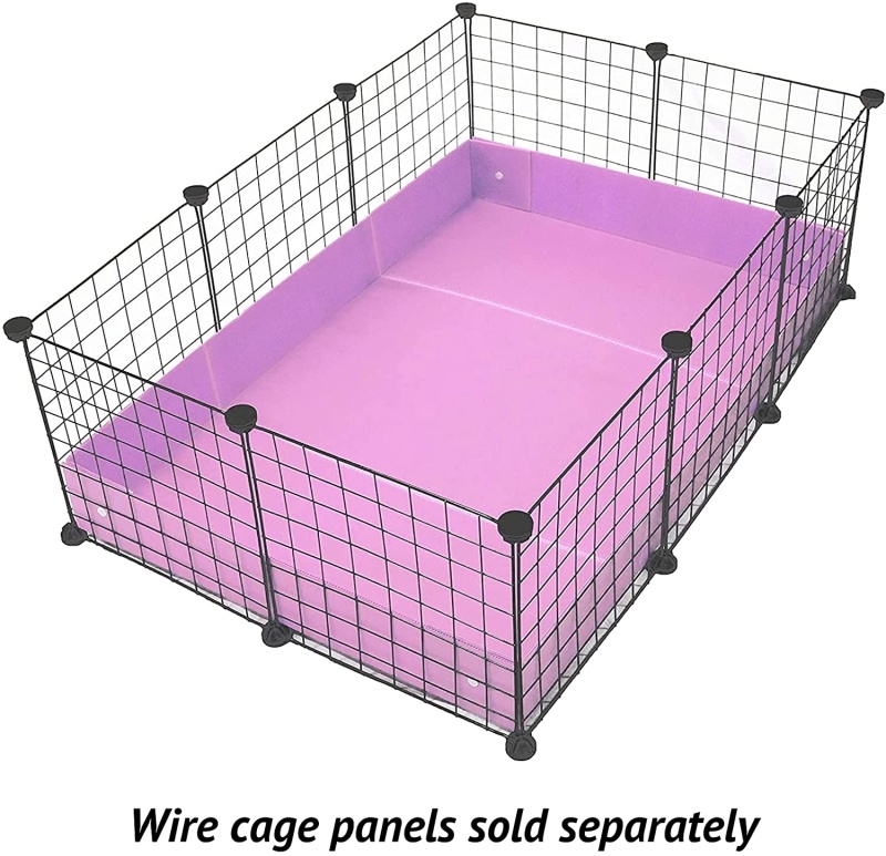 Midlee Guinea Pig Corrugated Plastic Cage Liners - 2 X 3 Panel Size ...