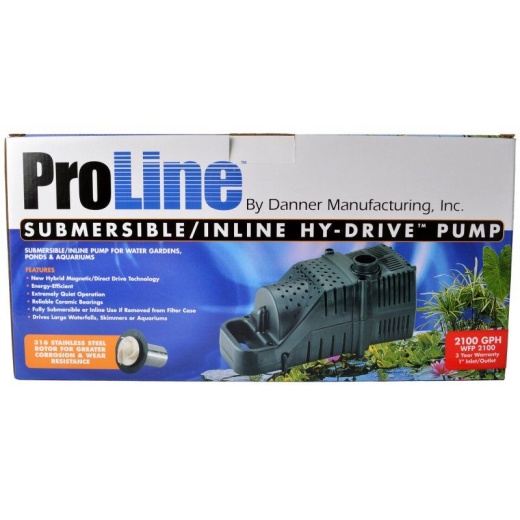 Pondmaster Proline Submersible/Inline Hy-Drive Pump (2100 Gph)