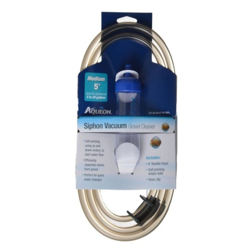 Aqueon Siphon Vacuum Gravel Cleaner - Medium - 5" Tube With 6' Hose