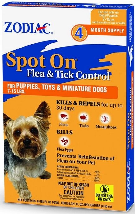 Zodiac Flea And Tick Control Drops for Dogs