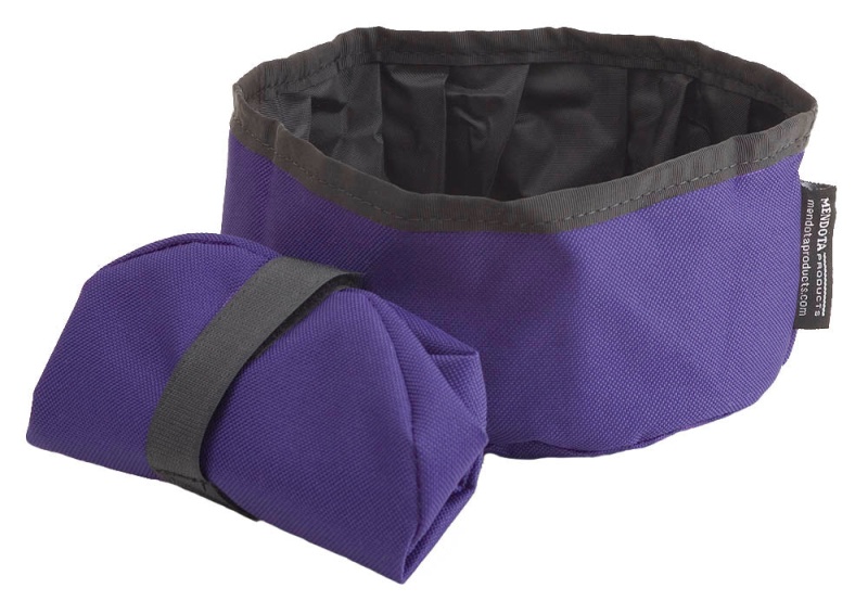 Collapsible Dog Bowl - Purple