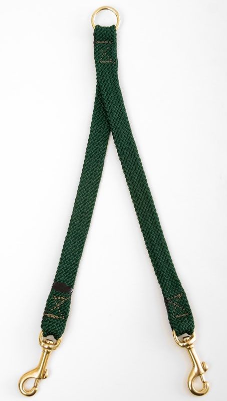 Mendota 2-Dog Coupler Mendota 2-Dog Coupler - Hunter Green / Large