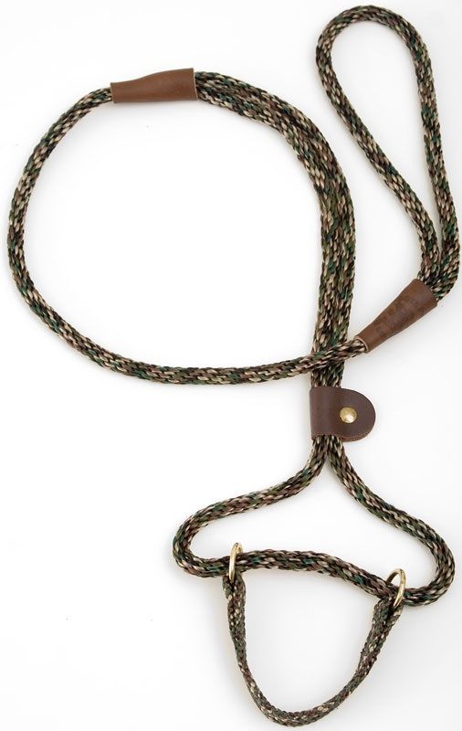 Mendota Dog Walker - Small 3/8 Inch - Camo / 4 Feet