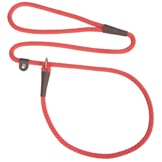 Mendota Slip Leash - Small 3/8 Inch - Blue / 6 Feet