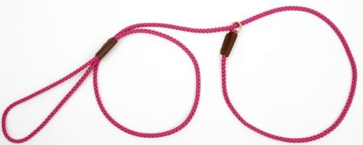 Mendota Show Slip Leash Mendota Show Slip Leash - Raspberry / 54 Inch