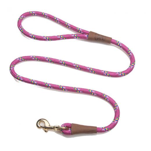 Mendota Snap Leash - Large 1/2 Inch Mendota Snap Leash - Large 1/2 Inch - Raspberry Confetti / 4 Feet