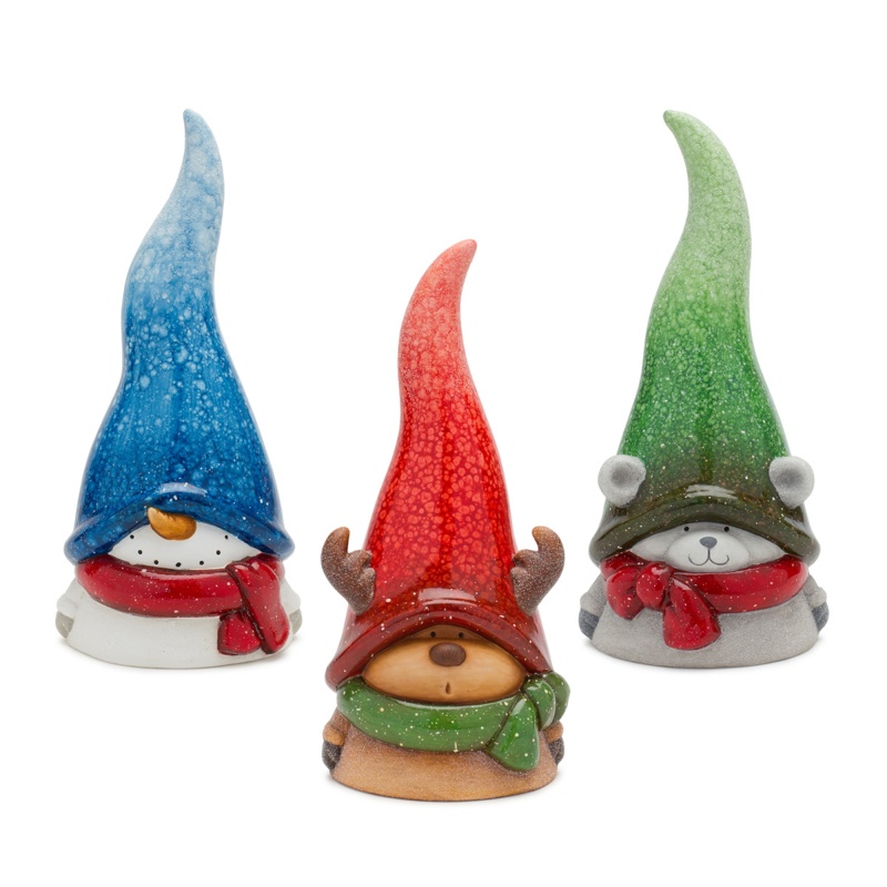 Snowman, Moose & Bear Set of 3