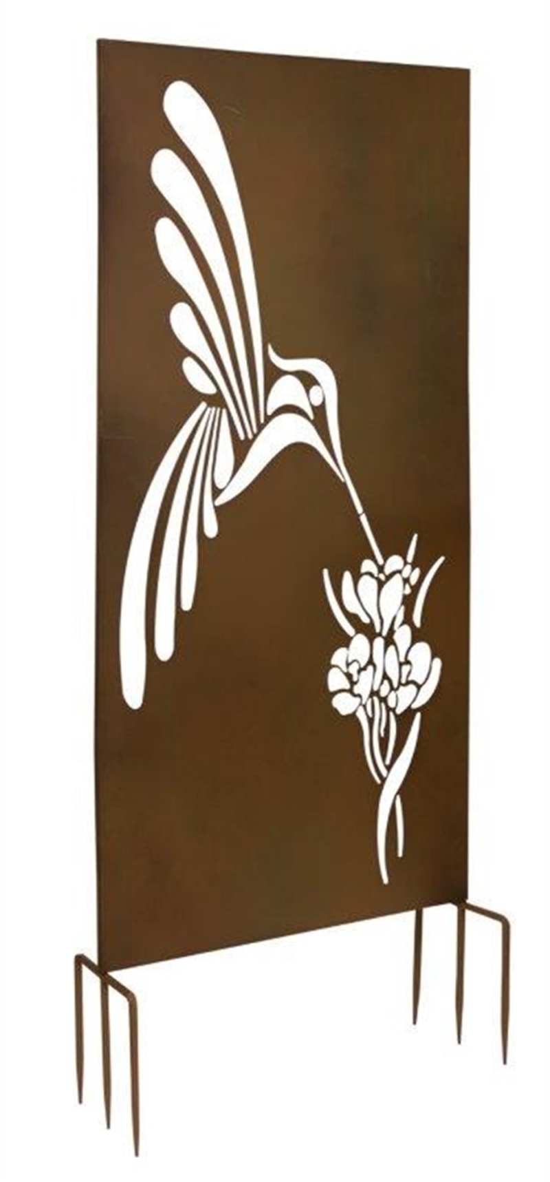 Hummingbird Privacy Screen 24.75"L X 66"H Metal