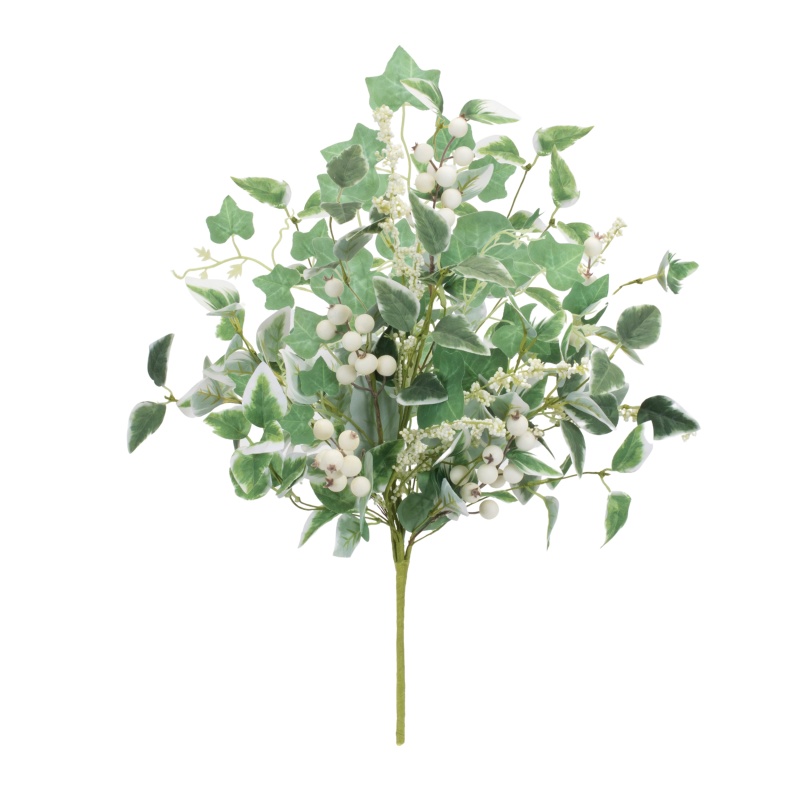 Mixed Foliage And Berry Bush (Set Of 2) 20”H Polyester