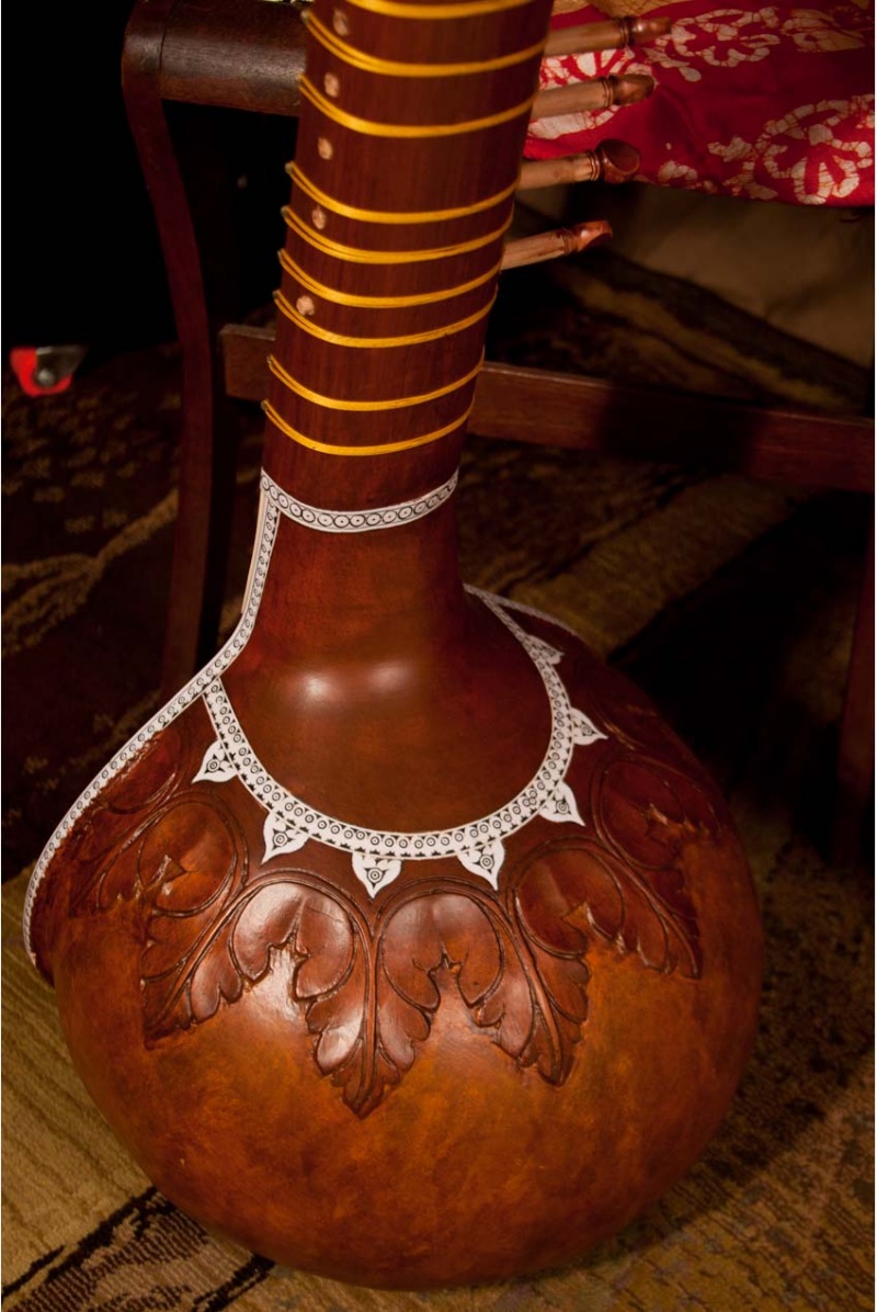 Banjira Standard Sitar With Padded Gig Bag - Light