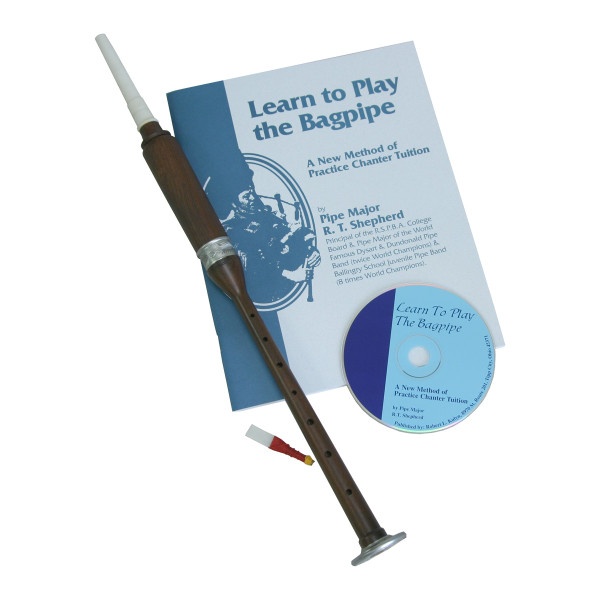 Roosebeck Bagl Sheesham Practice Chanter With Book And Cd