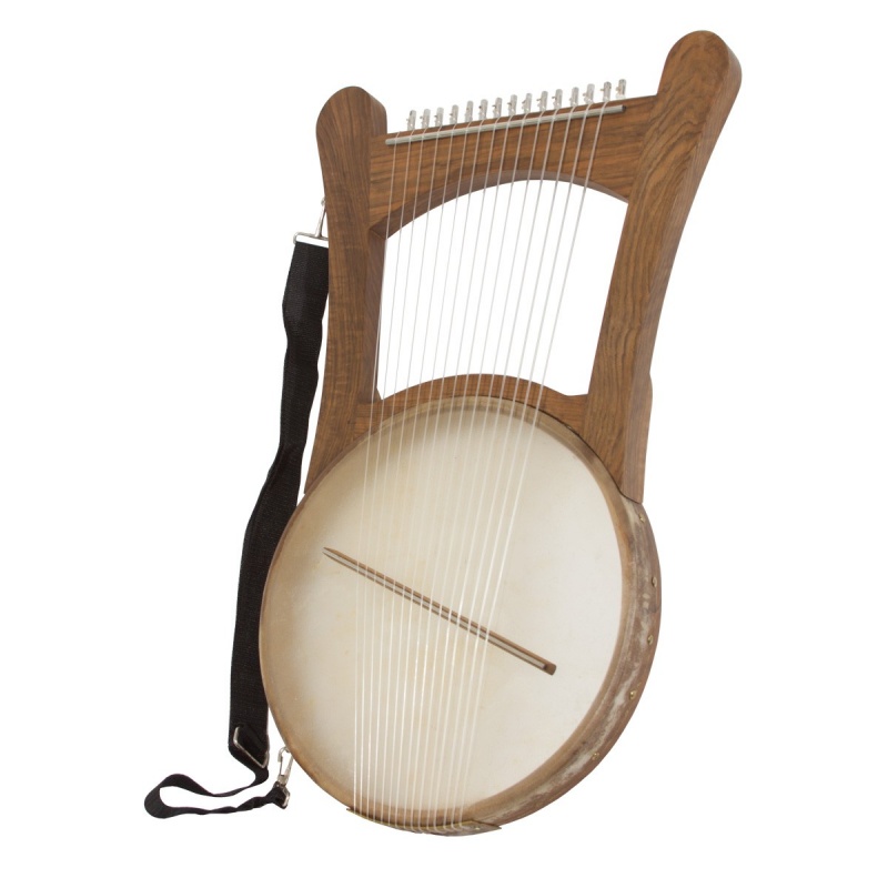 Mid-East Nevel Harp W/ Gig Bag - Walnut