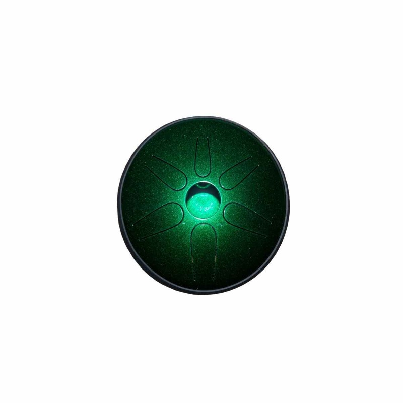 Idiopan Bella 6-Inch Tunable Steel Tongue Drum With Pickup - Emerald Green