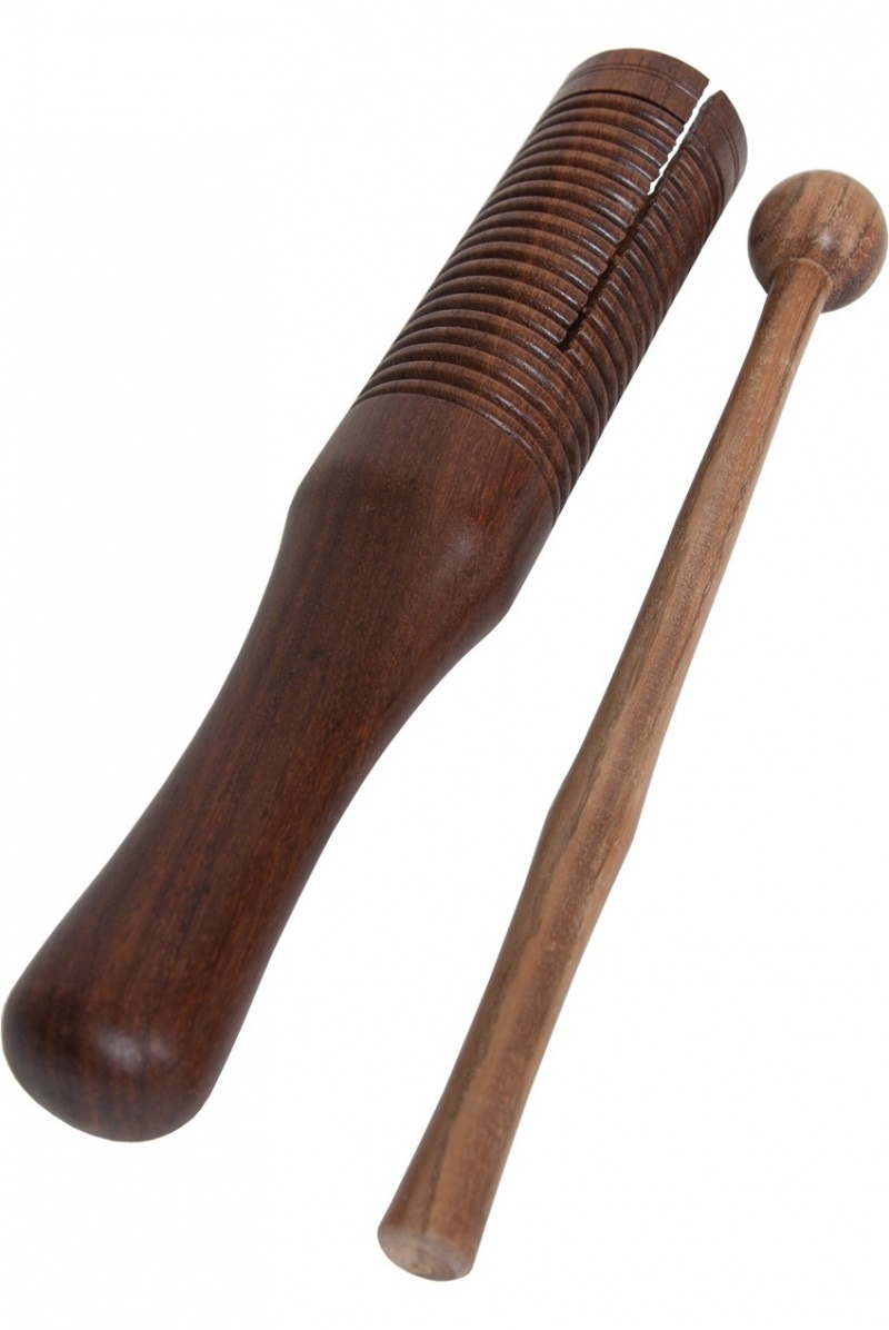 Dobani Wooden Single Bell Agogo With Mallet