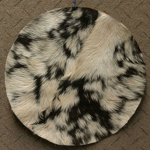 22-Inch Thin Goatskin with Hair - Natural Goatskin for Crafting and DIY Projects