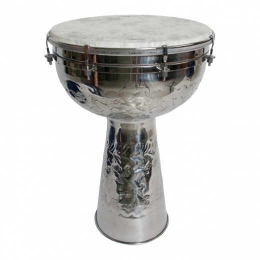 Mid-East Metal Doumbek with Fiberskyn Head 12-By-20-Inch
