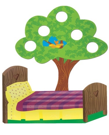 Five Little Monkeys Bed & Tree - Printed Props