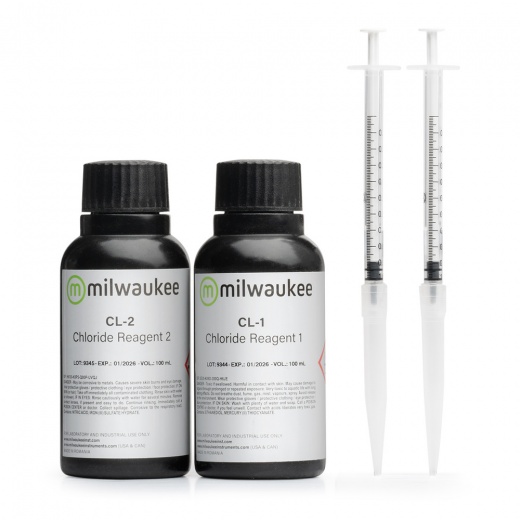 Milwaukee Reagents for Chloride Photometer - 100 Tests