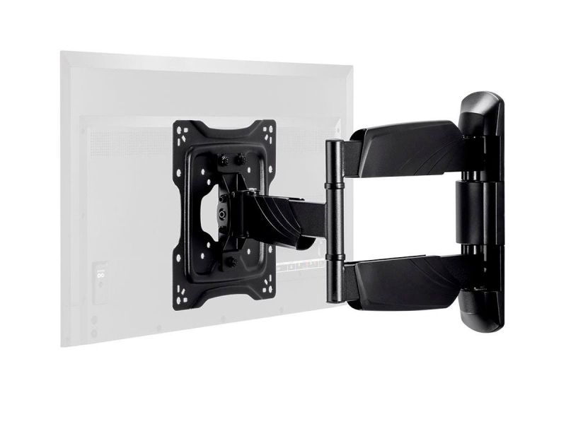 Monoprice Commercial Series Low Profile Full-Motion Articulating Tv Wall Mount Bracket For Led Tvs 24In To 55In, Max Weight 77 Lbs., Vesa Patterns Up To 400X400, Rotating , Ul Certified