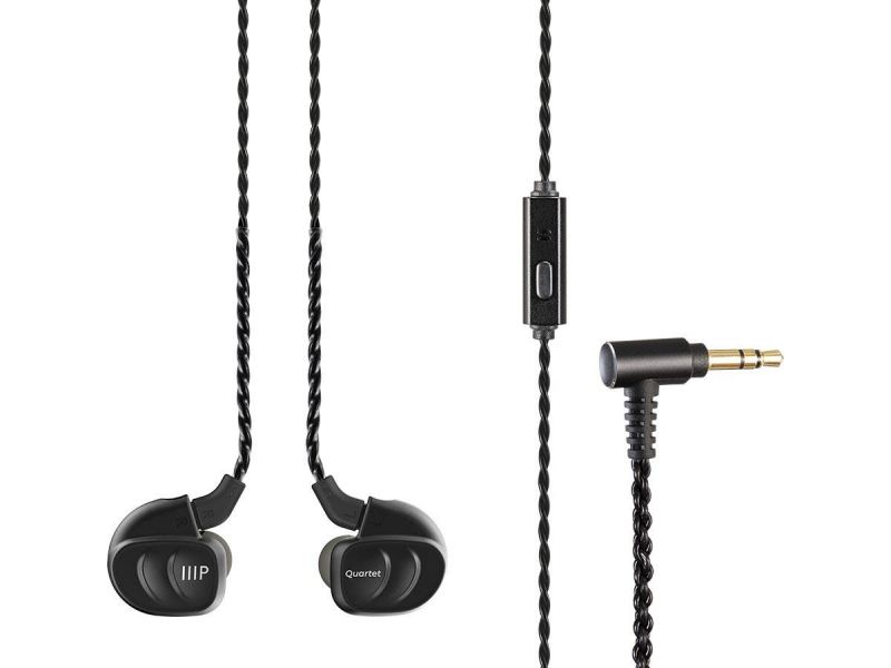 Monoprice Quartet Wired In Ear Monitor (2 Balanced Armature+2 Dynamic Drivers)