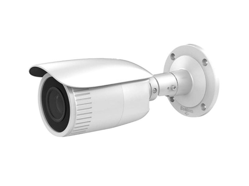 Monomp Bullet Ip Security Camera Motorized Varifocal 2.8-12Mm, True Wdr 120Db, Ip67, H.265+, Ir Range 100Ft, Built-In Microsd Slot Up To 128Gb