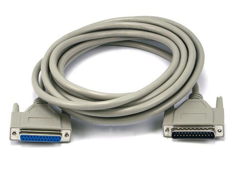 Monoft Db25 Male-To-Female Serial Extension Cable