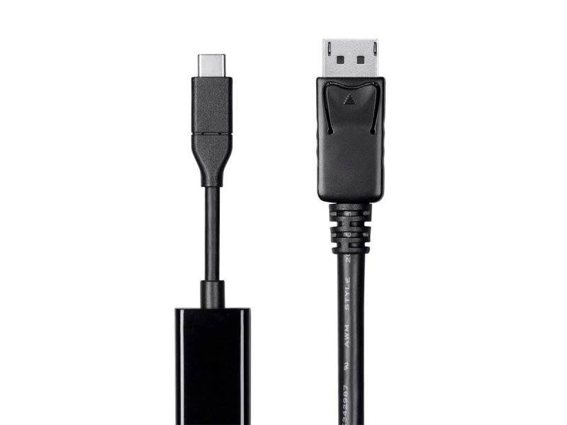 Monoprice Usb 3.1 Type-C To Displayport Cable - 5Gbps, Active, [Email Protected], Black, 3Ft