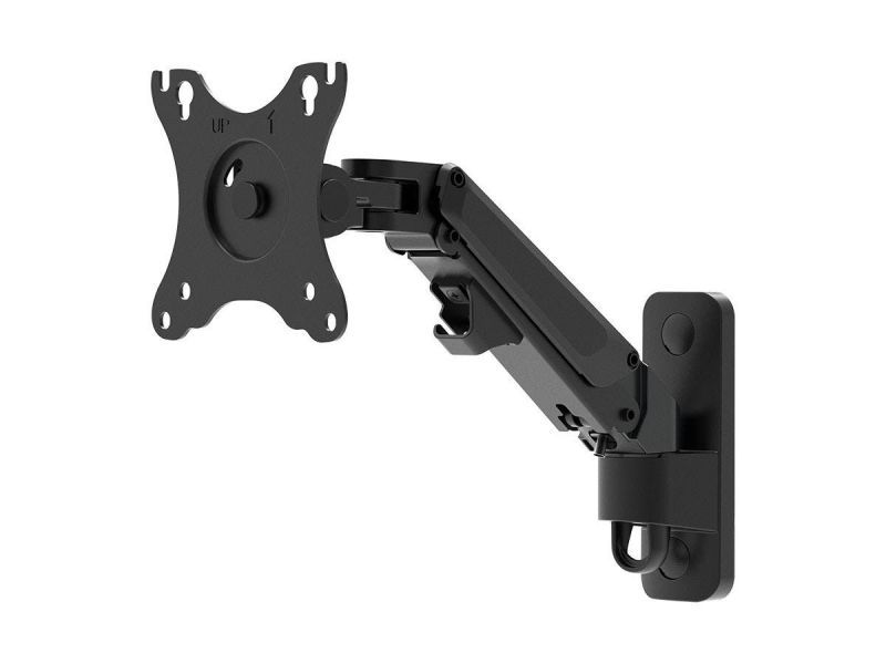 Workstream Adjustable Gas Spring 1-Segment Wall Mount For Monitors Up To 27In