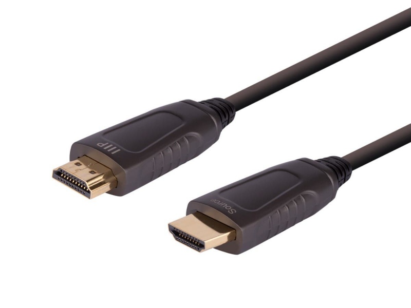 Monoprice Slimrun Av 8K Certified Ultra High Speed Active Hdmi Cable, Hdmi 2.1 , Aoc, 20M, 65Ft